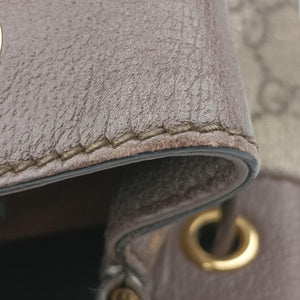 Pre-owned Gucci Ophidia Brown PVC coated canvas 550620 shoulderbag | stylenewstar