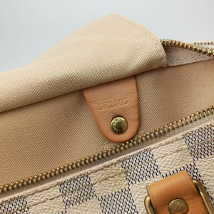 Secondhand Louis Vuitton Speedy 30 Azur Damier Canvas N41533 handbag | stylenewstar