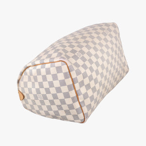 Secondhand Louis Vuitton Speedy 30 Azur Damier Canvas N41533 handbag | stylenewstar