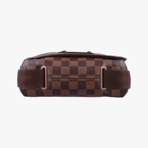 Pre-owned Louis Vuitton BROOKLYN PM EBENE Damier Canvas N51210 shoulderbag | stylenewstar