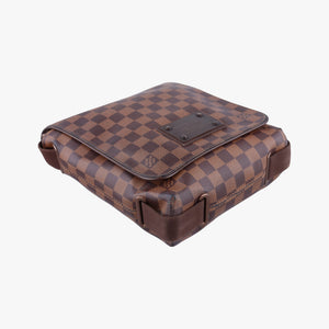 Pre-owned Louis Vuitton BROOKLYN PM EBENE Damier Canvas N51210 shoulderbag | stylenewstar