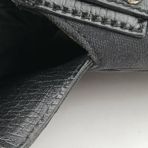 Pre-owned Gucci Horsebit Black canvas×leather 114915 shoulderbag | stylenewstar