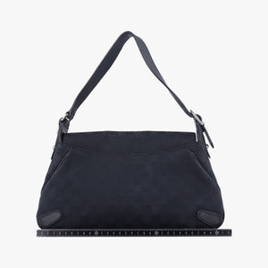Pre-owned Gucci Horsebit Black canvas×leather 114915 shoulderbag | stylenewstar