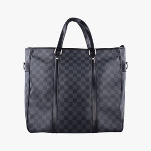 Pre-owned Louis Vuitton Tadao Noir Damier Graphite N51192 handbag | stylenewstar