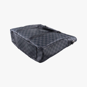 Pre-owned Louis Vuitton Tadao Noir Damier Graphite N51192 handbag | stylenewstar
