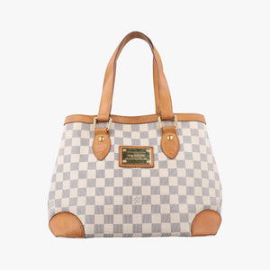 Pre-owned Louis Vuitton HAMPSTEAD PM AZUR Damier Canvas N51207 handbag | stylenewstar