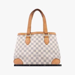 Pre-owned Louis Vuitton HAMPSTEAD PM AZUR Damier Canvas N51207 handbag | stylenewstar