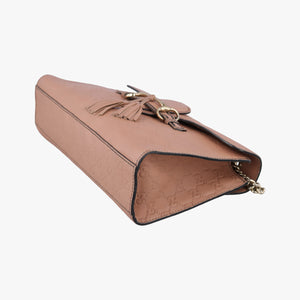 Pre-owned Gucci Emily beige Leather 295402 shoulderbag | stylenewstar