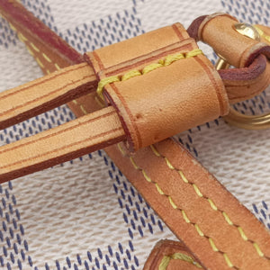 Pre-owned Louis Vuitton Neverfull MM Azur Damier Canvas N51107 shoulderbag | stylenewstar