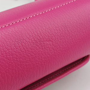 Pre-owned Givenchy Obsedia Pink Leather shoulderbag | stylenewstar