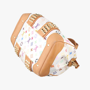 Vintage Louis Vuitton COURTNEY MM white Monogram Multicolor M45641 shoulderbag | stylenewstar