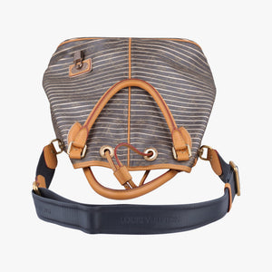 Pre-owned Louis Vuitton Neo brown×Argent Monogram Eden×calf leather M40355 shoulderbag | stylenewstar