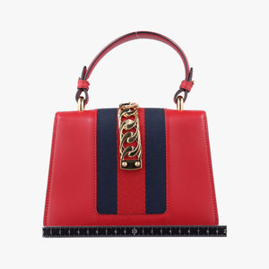 Secondhand Gucci Sylvie Red Leather 470270 shoulderbag | stylenewstar