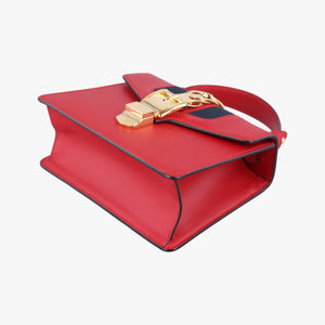 Secondhand Gucci Sylvie Red Leather 470270 shoulderbag | stylenewstar