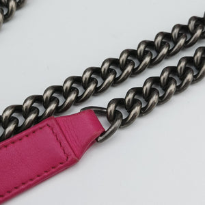Pre-owned Chanel BOY CHANEL Pink velour A67364 shoulderbag | stylenewstar