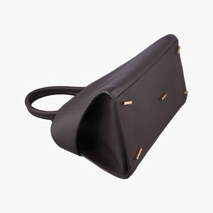 Pre-owned Ferragamo hug brown leather handbag | stylenewstar