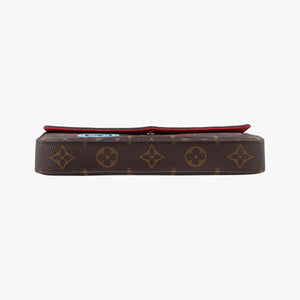Vintage Louis Vuitton Felicie Pochette Brown×Multicolor Monogram Canvas M62145 shoulderbag | stylenewstar