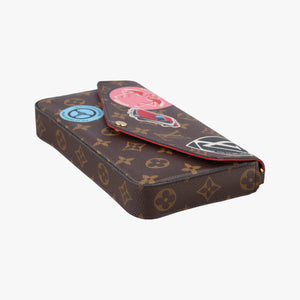 Vintage Louis Vuitton Felicie Pochette Brown×Multicolor Monogram Canvas M62145 shoulderbag | stylenewstar