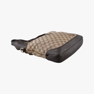 Vintage Gucci New Jackie Brown × Beige canvas×leather 219725 shoulderbag | stylenewstar