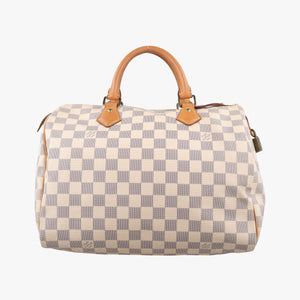 Pre-owned Louis Vuitton Speedy 30 AZUR Damier Canvas N41533 handbag | stylenewstar