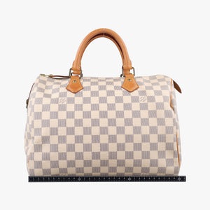 Pre-owned Louis Vuitton Speedy 30 AZUR Damier Canvas N41533 handbag | stylenewstar