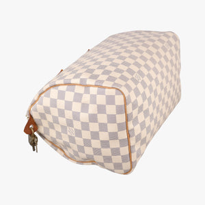Pre-owned Louis Vuitton Speedy 30 AZUR Damier Canvas N41533 handbag | stylenewstar