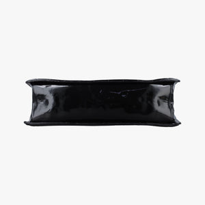 Secondhand Chanel Jetsetter Boy Shopping Tote Black Enamel A67019 shoulderbag | stylenewstar