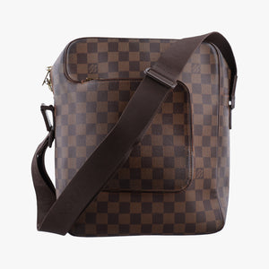Secondhand Louis Vuitton OLAV MM EBENE Damier Canvas N41441 shoulderbag | stylenewstar