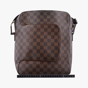 Secondhand Louis Vuitton OLAV MM EBENE Damier Canvas N41441 shoulderbag | stylenewstar