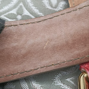 Pre-owned Louis Vuitton 2010 Collection Aviator Gray×Red×Brown Canvas ×Leather M40385 shoulderbag | stylenewstar