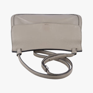 Pre-owned Gucci Bamboo Daily Grey Leather 370826 shoulderbag | stylenewstar