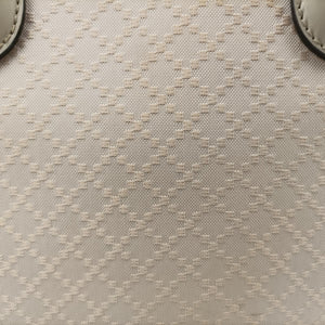Pre-owned Gucci Bright Diamante White PVC coated canvas×Leather 285445 shoulderbag | stylenewstar