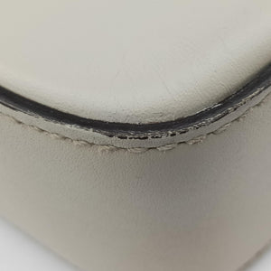 Pre-owned Gucci Bright Diamante White PVC coated canvas×Leather 285445 shoulderbag | stylenewstar