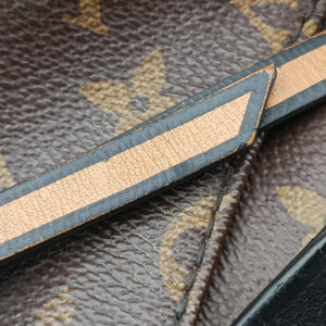 Vintage Louis Vuitton TUILERIES tote Brown×Noir×Red Monogram Canvas ácalf leather M41454 handbag | stylenewstar