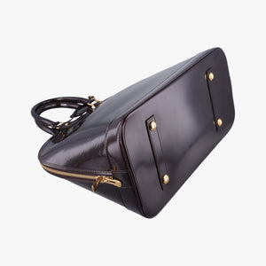 Pre-owned Louis Vuitton Alma GM Rouge Fauvist Vernis M91687 handbag | stylenewstar