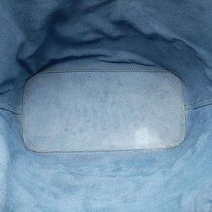 Secondhand Louis Vuitton Neverfull MM Cyan Epi M40930 shoulderbag | stylenewstar