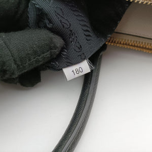 Pre-owned Prada Galleria Ivory × Black SAFFIANO Leather B2274C handbag | stylenewstar