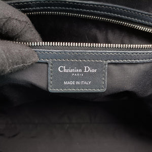 Pre-owned Christian Dior Cannage Soft Shopping Black lambskin shoulderbag | stylenewstar
