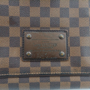 Vintage Louis Vuitton BROOKLYN MM EBENE Damier Canvas N51211 shoulderbag | stylenewstar