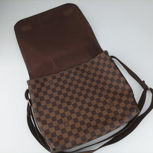Vintage Louis Vuitton BROOKLYN MM EBENE Damier Canvas N51211 shoulderbag | stylenewstar