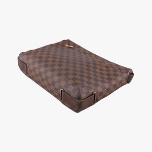 Vintage Louis Vuitton BROOKLYN MM EBENE Damier Canvas N51211 shoulderbag | stylenewstar