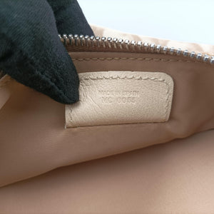 Pre-owned Christian Dior Saddle Beige PVC Coated Canvas Floral Embroidery handbag | stylenewstar