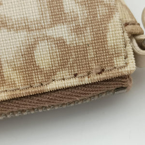 Pre-owned Christian Dior Saddle Beige PVC Coated Canvas Floral Embroidery handbag | stylenewstar