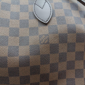 Pre-owned Louis Vuitton NEVERFULL GM EBENE Damier Canvas N51106 shoulderbag | stylenewstar