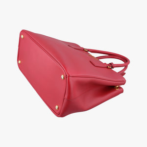 Pre-owned Prada Galleria Red SAFFIANO Leather BN1874 shoulderbag | stylenewstar