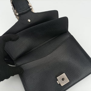 Pre-owned Gucci Dionysus Black Leather 421970 shoulderbag | stylenewstar