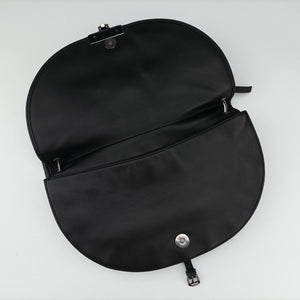 Pre-owned Christian Dior Admit It Corset Hobo Black Leather handbag | stylenewstar