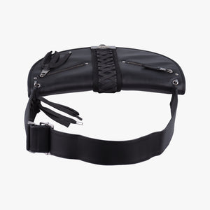 Pre-owned Christian Dior Admit It Corset Hobo Black Leather handbag | stylenewstar
