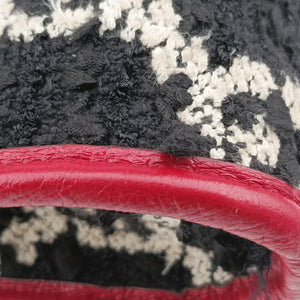 Secondhand Gucci Rajah Black × Red × Multi Tweed×Leather 537219 shoulderbag | stylenewstar