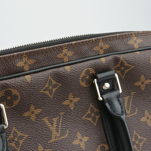 Pre-owned Louis Vuitton Porte Documents Voyage brown Monogram Canvas M40225 handbag | stylenewstar